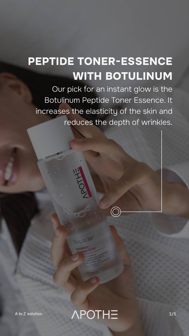 APOTHE Peptide¹¹ Botulinum Essence Toner 250 ml / 8.45 fl.oz.