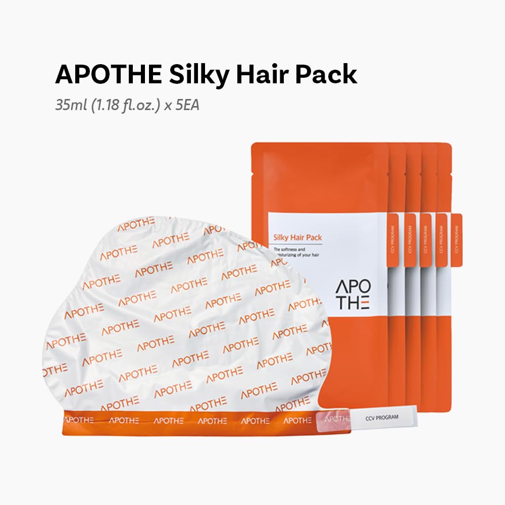 APOTHE Silky Hair Pack - 35ml × 5 Sheets