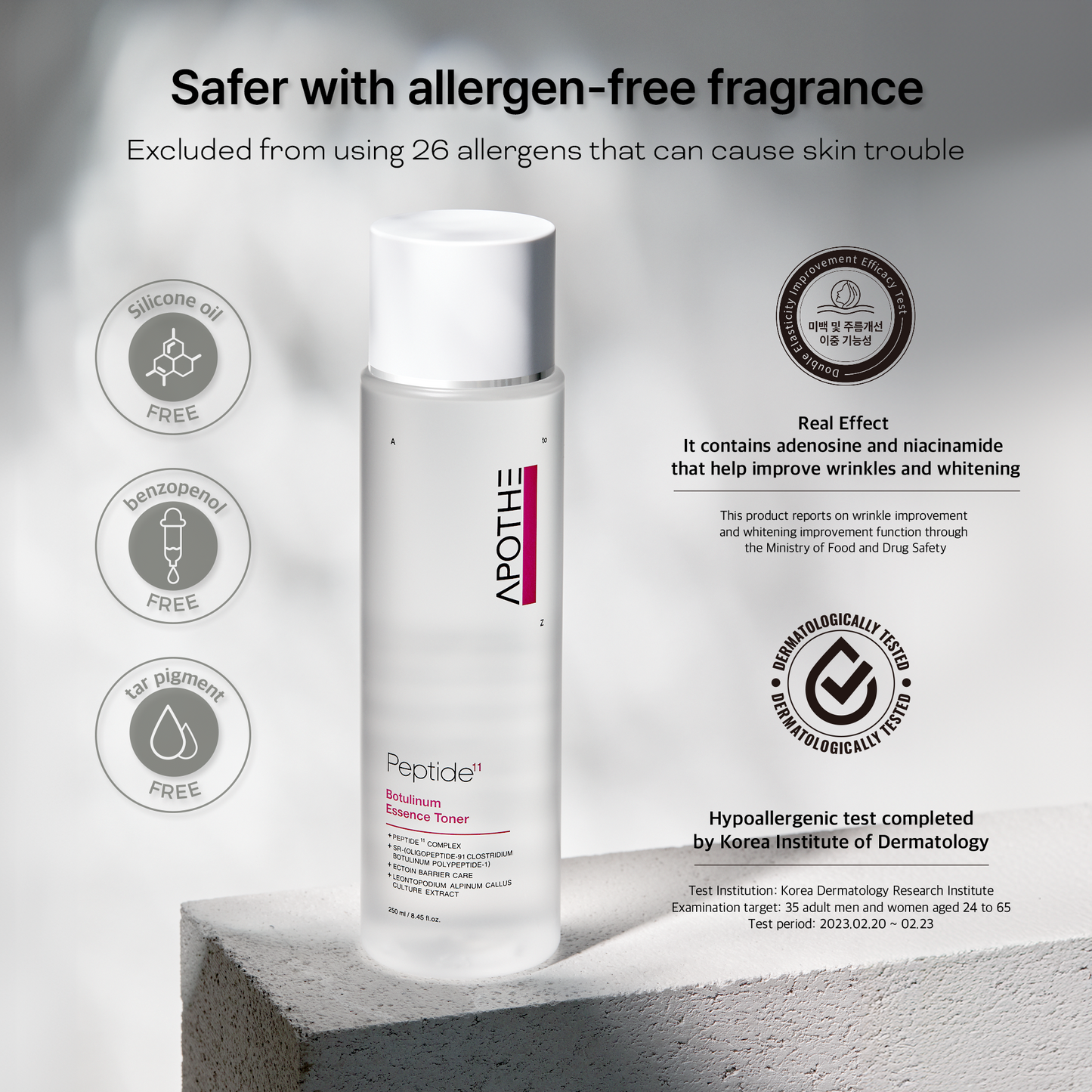 APOTHE Peptide¹¹ Botulinum Essence Toner 250 ml / 8.45 fl.oz.