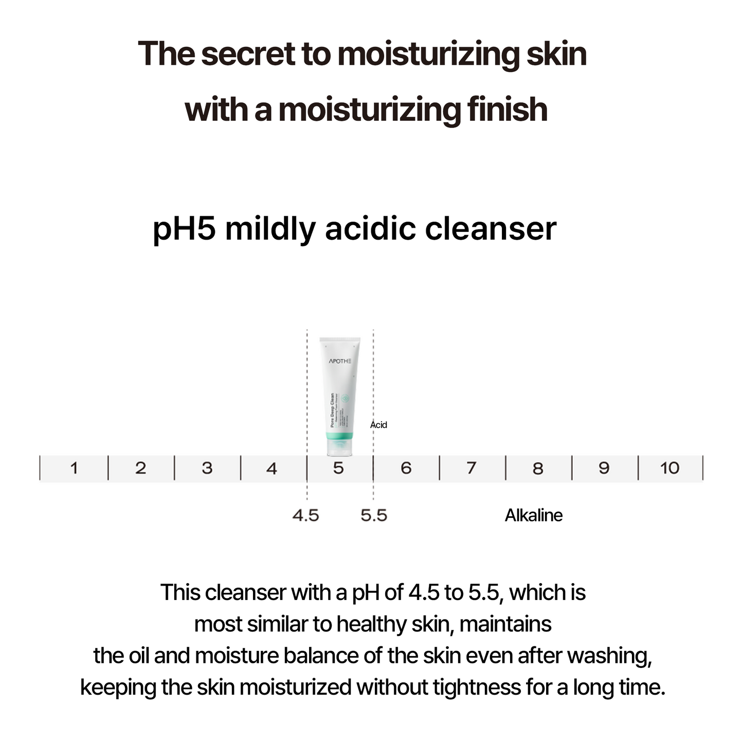 APOTHE pH Balancing Foam Cleanser 120ml/4.05fl.oz.